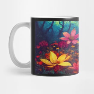 colourful autumn flowers Mug